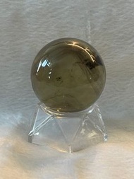 精品雙塔山藍針黃水晶球