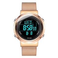 ¤"Original Sanda 384 Women Stainless Steel Mesh LED Digital Ladies Watches / Jam Tangan Wanita