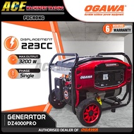 [ 100% Original ] OGAWA PRO SERIES GENERATOR | 223cc | Recoil Start | Single Phase - DZ4000PRO