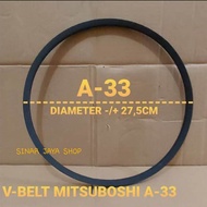 V-BELT/VANBELT MESIN CUCI MITSUBOSHI A-33(A820E)GRADE A