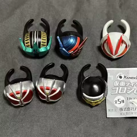 Original Kamen Rider Avatar Ring Gashapon Model Toys Personalized Ornament For Kamen Rider Fans Birt