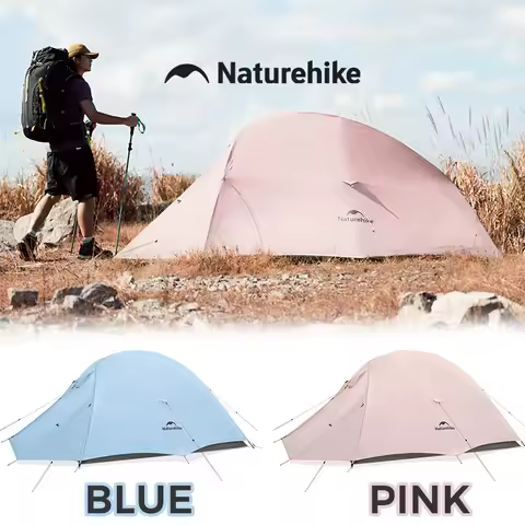 Naturehike Folding Hiking Tent Cloud Up Base/Pro 1 2 3 Person Outdoor Ultralight Tent Free Standing