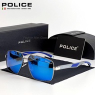 [Ready Stock] Luxury Brand POLICE Fashion Polarized Retro Sunglasses Men Brand Designer Fishing Driv
