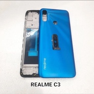 Realme Full Set Housing Casing C3 | BackDoor Back Cover Bekdor Back Cover + Frame C3