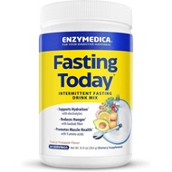 Enzymedica, Fasting Today, Intermittent Fasting Drink Mix with Electrolyte Powder Supplement for Hyd