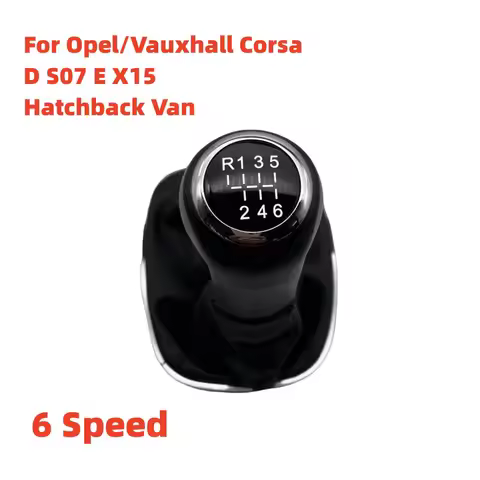 6 Speed 009140093 Car with Gaitor Boot Manual Transmission Gear Shift Knob For Opel/Vauxhall Corsa D