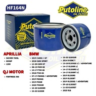 PUTOLINE OIL FILTER HF164N APRILLIA 750SL / BMW F700 GS / KYMCO PREMIUM AK550 / QJ MOTOR FORTRESS 35