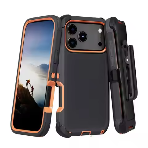 3 in 1 Military Armor Shockproof Phone Case For iPhone 17 Pro Max 17 Pro Air 16 15 14 13 Pro Max Ott
