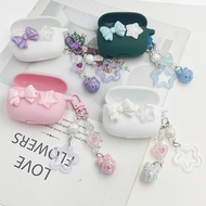 Cute Hearphone Cases For JBL Live Pro+/ Pro 2/Live Free 2 Case Silicone with keychian cover for JBL 