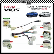 360 Camera Android Socket Toyota Vios A-34TB