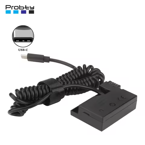 DR-E8 LP-E8 LPE8 Dummy Battery with USB-C Power Bank Cable Replacement for Canon EOS 550D 600D 650D 