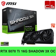 MSI GeForce RTX 5070 Ti 16G SHADOW 3X OC Graphic Card