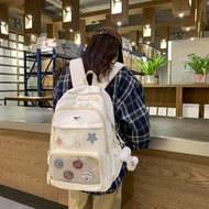Large Capacity Schoolbag Student Backpack Large Capacity Backpack Korean Version Cute Schoolbag Prin