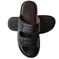 Dép Da Nam Da Bò Dép Nam 2 Quai Dép Nam Da Bò Thật Cao Cấp HKT Shop DN488