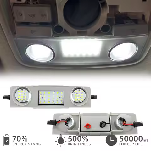 1Pcs Front Dome Sun Visor LED Mirror Light for VW Beetle Golf 4 5 6 7 Passat CC B6 B7 Scirocco Shara