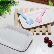 TREND Party BBQ Dinner Food Disposable Buffet 16*10cm Cake Dish Birthday 10pcs Paper Plates