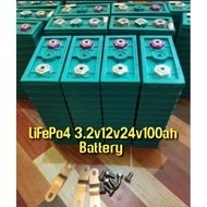 LiFePo4 lithium battery @ 3.2v100ah to 48v100ah
