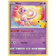 Mew 011/025 Celebrations 25th Anniversary Pokemon Card