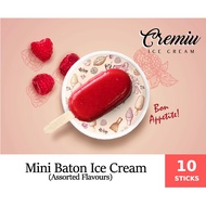 CREMIU Mini Baton Ice Cream - Personal Box (10pcs/45ml) / Aiskrim