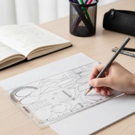 GEOMETRIC ACRYLIC Ruler 095 / Geometry Ruler Acrylic 095