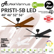 ALPHA | Vannus Pristi-5B Pristi LED 3 COLOR 40 46 52 56 Inches 12 R/F Speed Remote Control DC Motor 