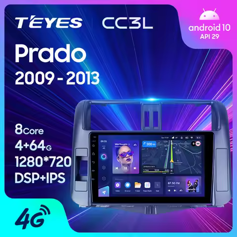 TEYES CC3L WIFI For Toyota Land Cruiser Prado 2009 - 2013 Car Radio Multimedia Video Player Navigati