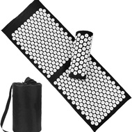 Extended Acupuncture Yoga Mat Acupoint Massage Mat Acupuncture Fitness Mat Exercise Mat with Pillow 