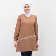 KAOS TUNIK WANITA /KAOS TUNIK WANITA POLOS/KAOS TUNIK KAUM MUSLIMAH BASIC