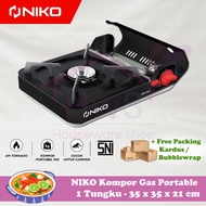 NIKO 1-Burner Portable Gas Stove 1-Burner Camping Gas Stove/