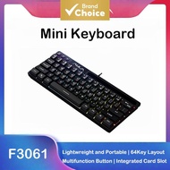 AULA F3061 Wired Membrane Keyboard with RGB Backlight, Anti-Ghosting, Comfortable Typing, for PC Gam