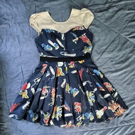 Forwarding A Navy Blue Dress 35-29-F Length 32.5