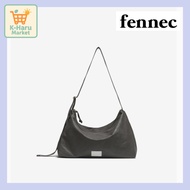 Fennec Leather Hobo Bag – PU Soft Touch Shoulder & Crossbody (Black, Grey)