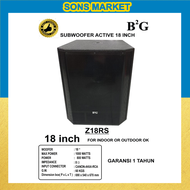SPEAKER 18 inch SUBWOOFER AKTIF B2G Z18RS 18inch 18in ORIGINAL