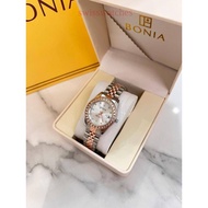 Bonia new arrival stainless Steel jam tangan perempuan quartz watches for women's