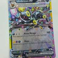 🇲🇾 Ready Stock Pokemon TCG Umbreon ex 060/131 RR (Prismatic Evolutions) (Eevee Evolution)