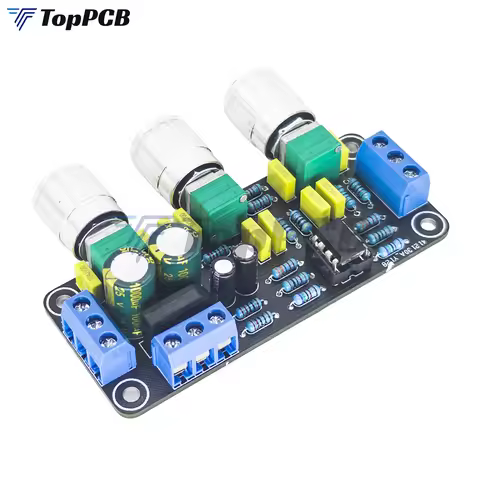 HIFI NE5532 Tone Treble Bass Preamplifier Board Audio Amprifier Equalizer Preamp Tone Control Pre Am