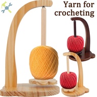 Yarn Holder Wooden Yarn Spinner Sewing Spindle Thread Holder Rotating Magnetic Yarn Spinner Spindle 