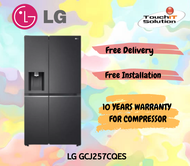 [INSTALLATION] LG Net 635L GCJ257CQES Side-by-Side Refrigerator with Door-in-Door™ UVnano® Water Dispenser LG-GCJ257CQES (1-13 DAYS DELIVERY)