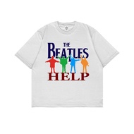 THE BEATLES COLORTONE HELP T-SHIRT | T-SHIRT OVERSIZE WHITE STYLE Y2K VINTAGE BOOTLEG GRUNGE | MEN W