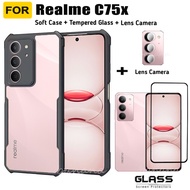 For Realme C75x Acrylic Phone Case Realme C75X C 75 C7 5 Tempered Glass Screen Protector and lens Fi