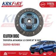 KRKFire Clutch Disc for Toyota Avanza 1.5 3SVE 8" x 20T 31250-BZ080