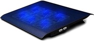 GIENEX Laptop Cooling Pad, Laptop Cooler Stand with 6 Quiet Cooling Fans, Cooling Pad for Laptop 12-15.4Inch, Dual USB 2.0 Ports