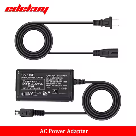 CA-110 AC Power Adapter CA110 Charger for Canon VIXIA HF R200 R20 R21 M500 M50 M52 R300 R30 R32 LEGR