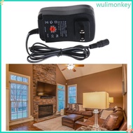 WU 30W Universal AC DC Adapter Switching Power Supply w 6 Selectable Adapter Tips