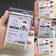 NBA Star Competition Card Dream Team ID Schoolbag Pendant Bag Pendant Keychain Curry Irving James