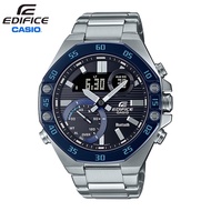 Casio Edifice 💯(Ori) ECB-10DB-1B Silver Stainless Steel Band Men Watch ECB-10