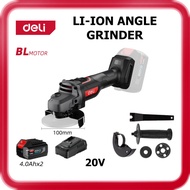 [ DELI ] (DE-JM20-1D4) 20V Brushless Angle Grinder | 100mm | 3-Speed | Cordless