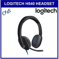 Logitech H540 USB Stereo Headset 2 Years Singapore Warranty 981-000482