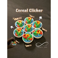 Cereal Clicker Fidget | Cute Breakfast Clicker | 3D Printed | Stress Relief Toy