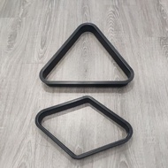 Mold, billiard table triangle, plastic billiard used to stack 38mm, 32mm, 25mm balls